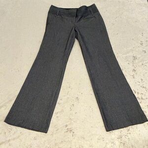 Express Black and White Herringbone Pants